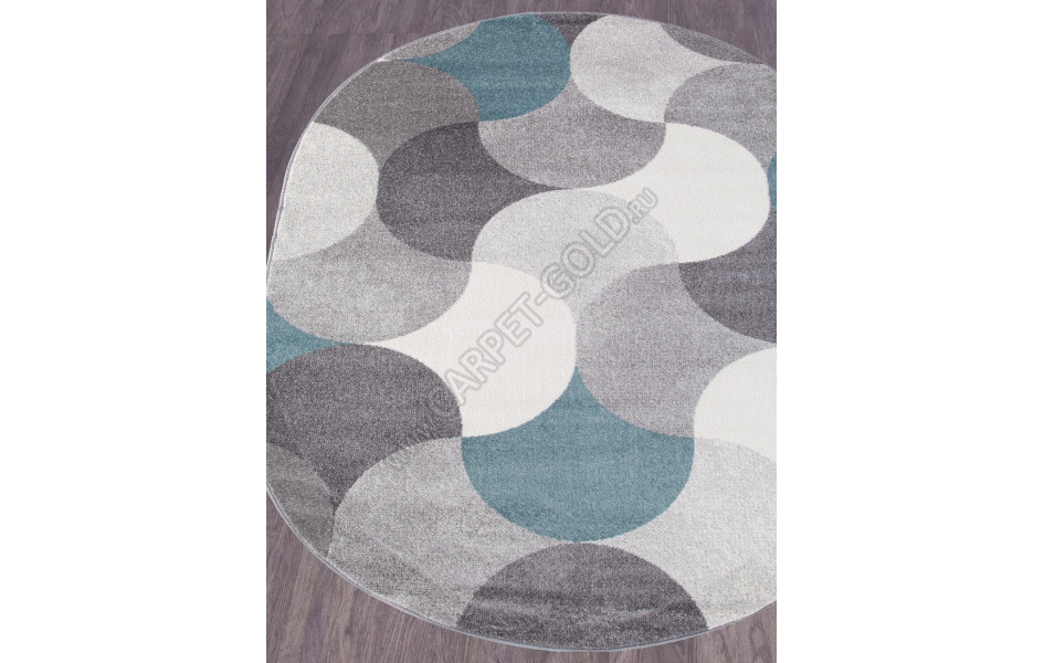 Ковер SOFIT 2257 - LIGHT GRAY - Овал