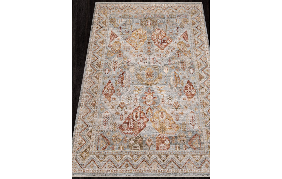 Ковер L0728A - LIGHT BLUE - Прямоугольник - коллекция MUMBAI