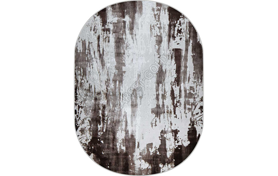 37107A OVAL BROWN / D.BEIGE Kleopatra