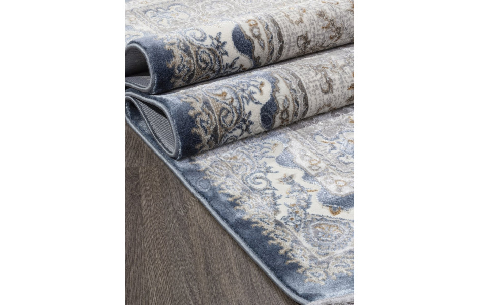 Ковер 07511B - D.BLUE FDY / D.BLUE FDY - Прямоугольник - коллекция ASADU