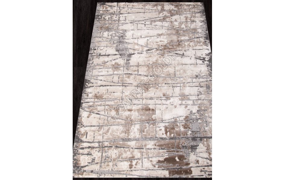 Ковер 03802A - GREY / BROWN - Прямоугольник - коллекция ARMINA