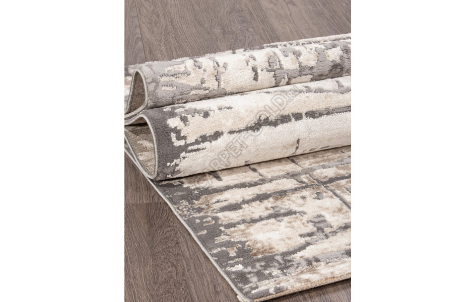 Ковер 03802A - GREY / BROWN - Прямоугольник - коллекция ARMINA