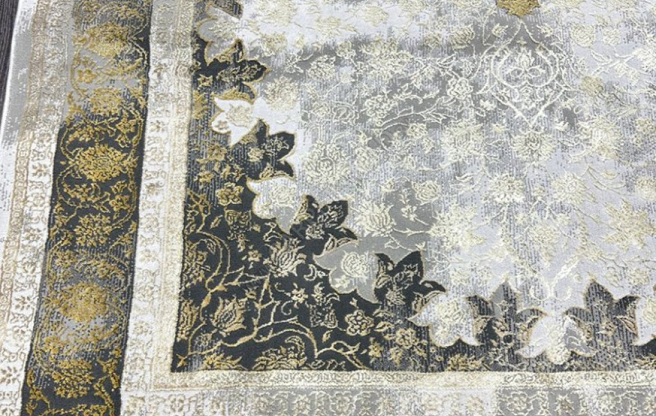 Ковер турецкий Lisa AA610A IVORY MUSTARD прямоугольный
