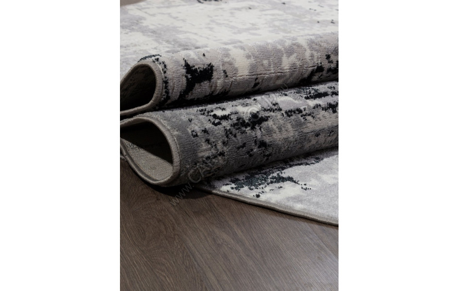 Ковер F279 - DARK GRAY - Овал - коллекция PALERMO